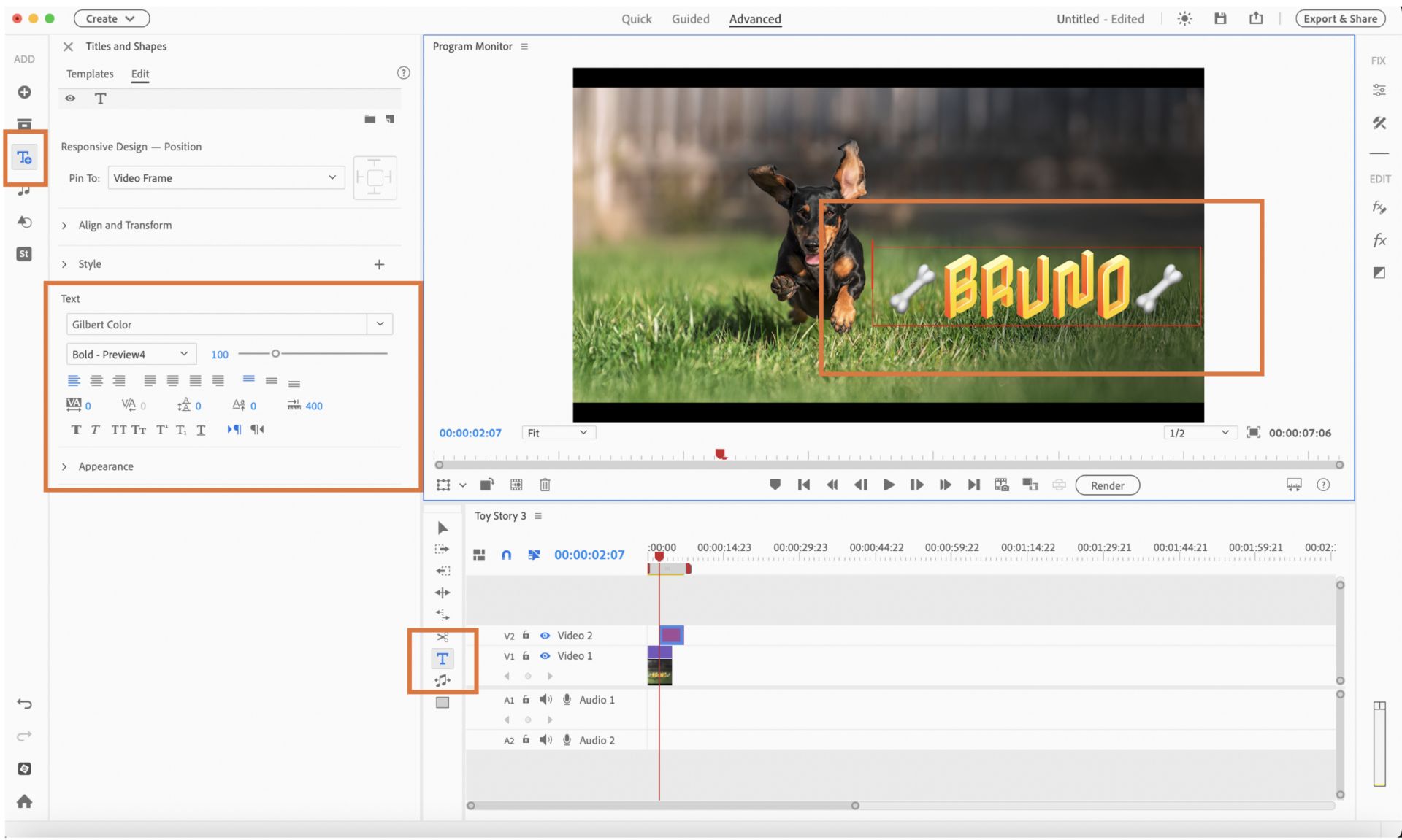 Adobe Premiere Elements: титр поверх видео в Advanced и многодорожечная Timeline