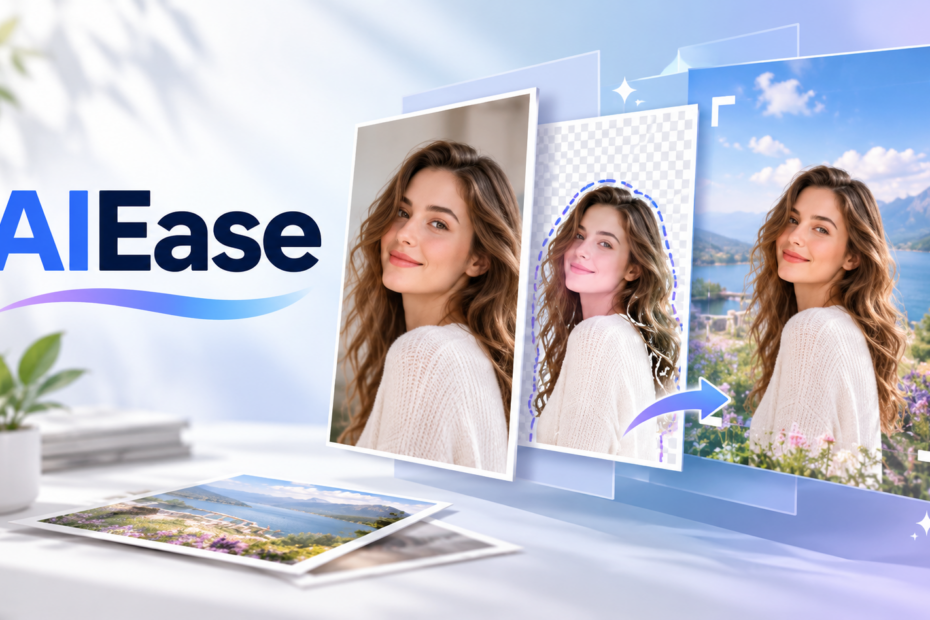AIEase: ИИ-редактирование фото, фона и объектов AIEase
