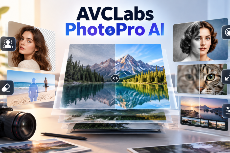 AVCLabs PhotoPro AI: удаление объектов, замена фона и улучшение фото AVCLabs PhotoPro AI