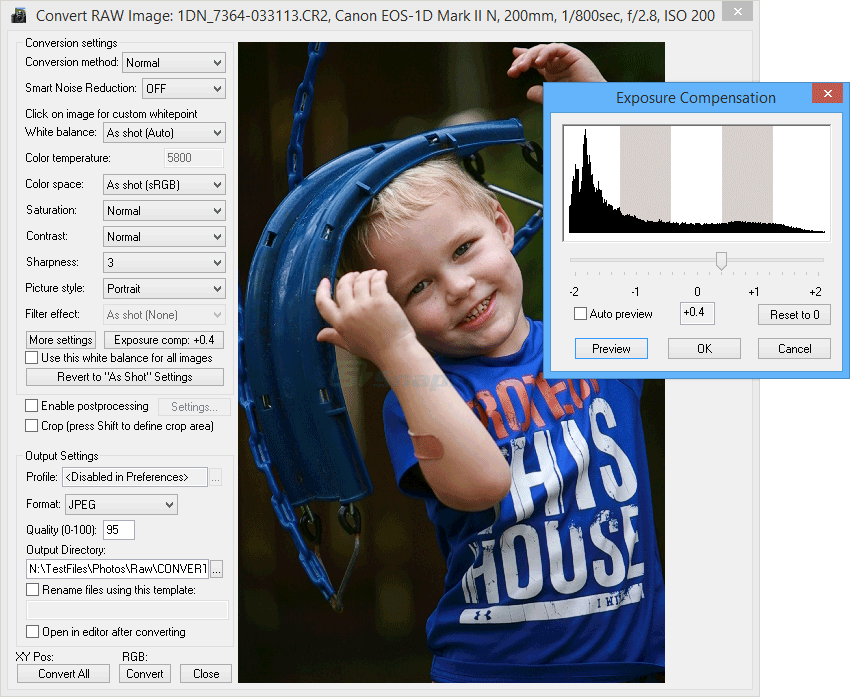 Конвертация RAW в BreezeBrowser Pro