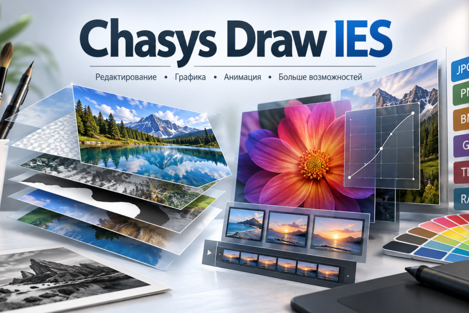 Chasys Draw IES: слои, ретушь, RAW и пакетная обработка Chasys Draw IES