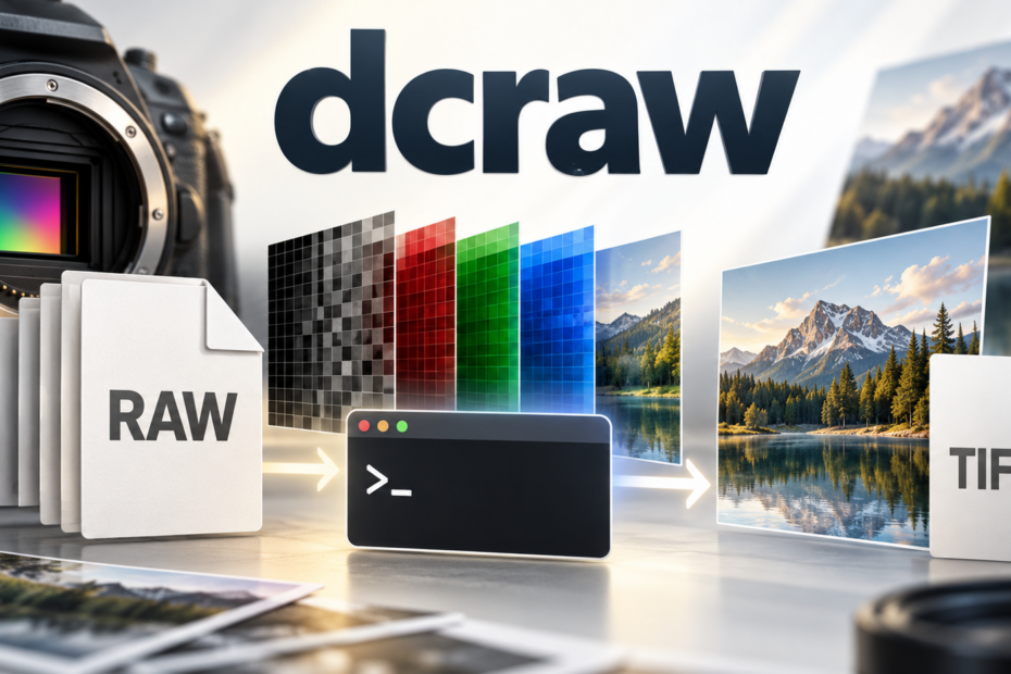 dcraw: проявка RAW-файлов и техническая конвертация dcraw