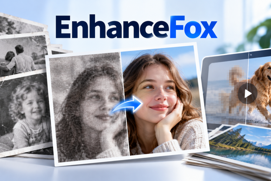 EnhanceFox: улучшение, восстановление и анимация фото и видео EnhanceFox