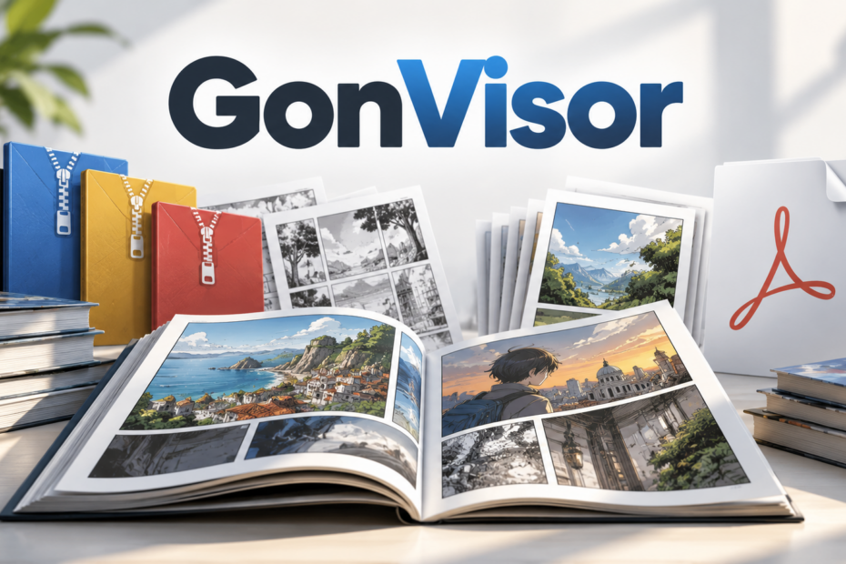 GonVisor: чтение комиксов, архивов и серий изображений GonVisor