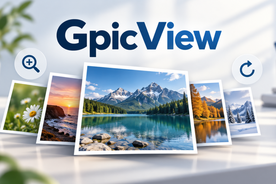 GpicView: просмотр изображений, масштабирование и поворот GpicView