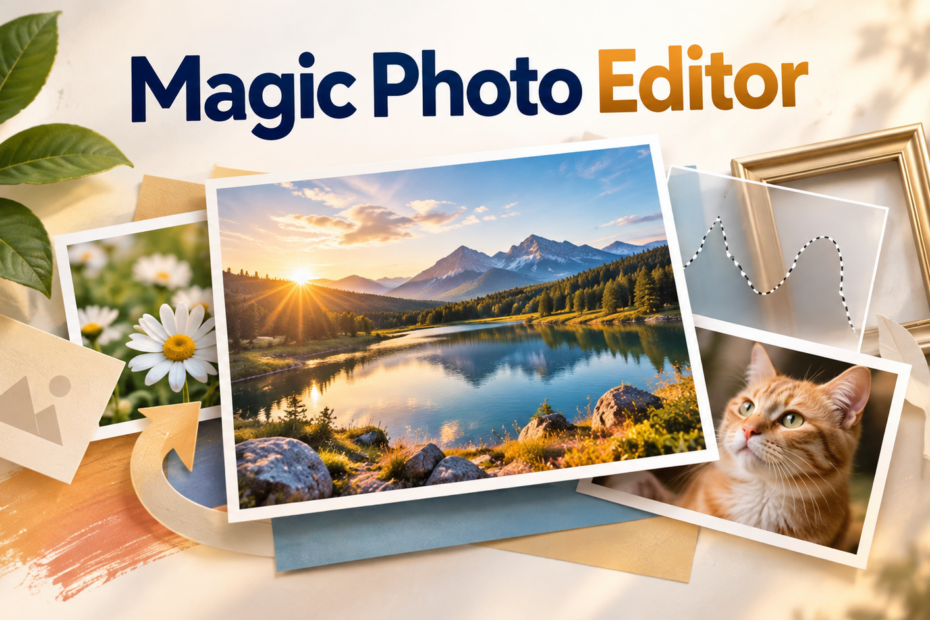 Magic Photo Editor: маски, коллажи и декоративное оформление Magic Photo Editor