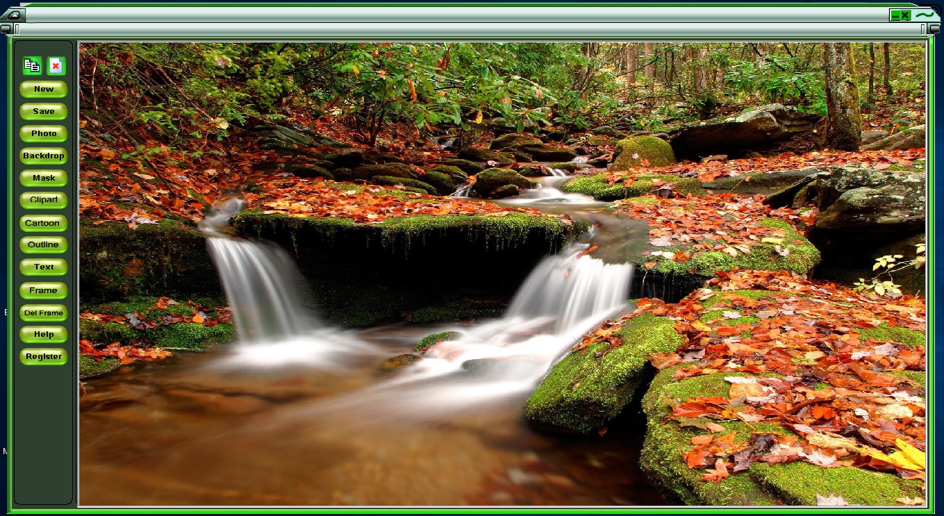 Интерфейс Magic Photo Editor — пример 1