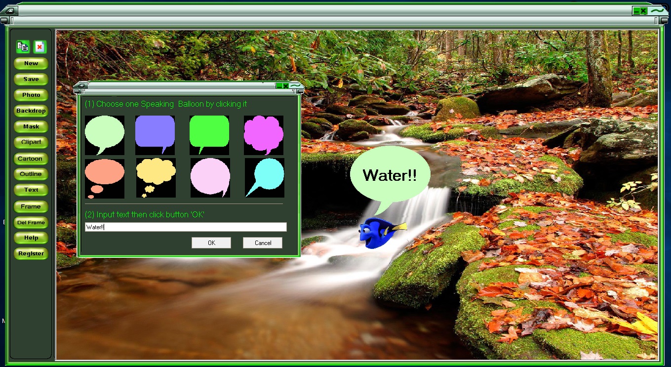 Интерфейс Magic Photo Editor — пример 6