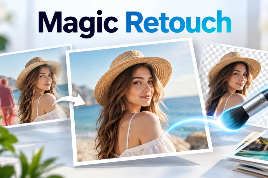 Magic Retouch: удаление объектов, фона и AI-улучшение фото Magic Retouch