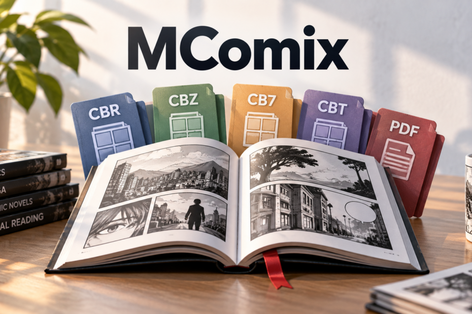 MComix: чтение комиксов, манги и архивов изображений MComix