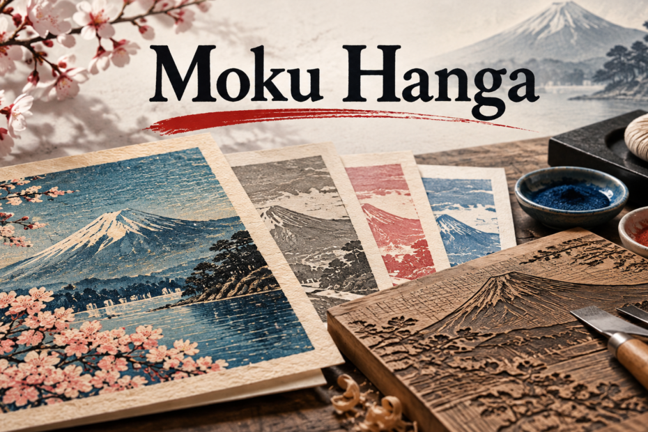 Moku Hanga: стилизация фотографий под японскую ксилографию Moku Hanga