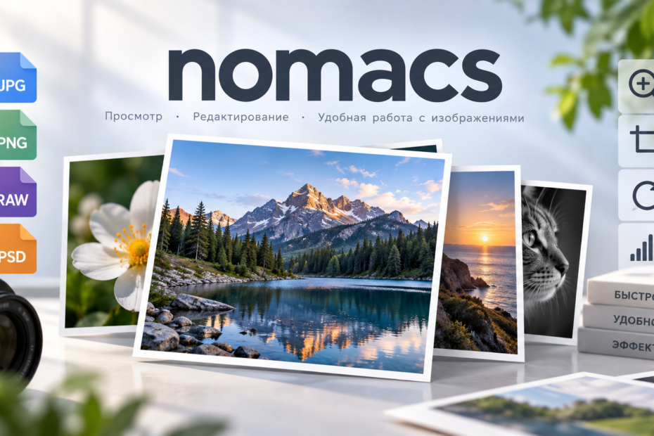 nomacs: просмотр, сравнение и пакетная обработка изображений nomacs