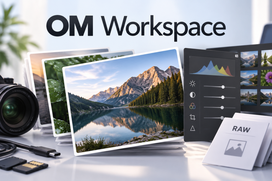 OM Workspace: отбор фотосерий, проявка RAW и работа с камерой OM Workspace