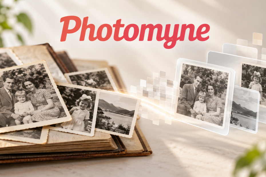 Photomyne: сканирование, восстановление и организация семейных фотографий Photomyne