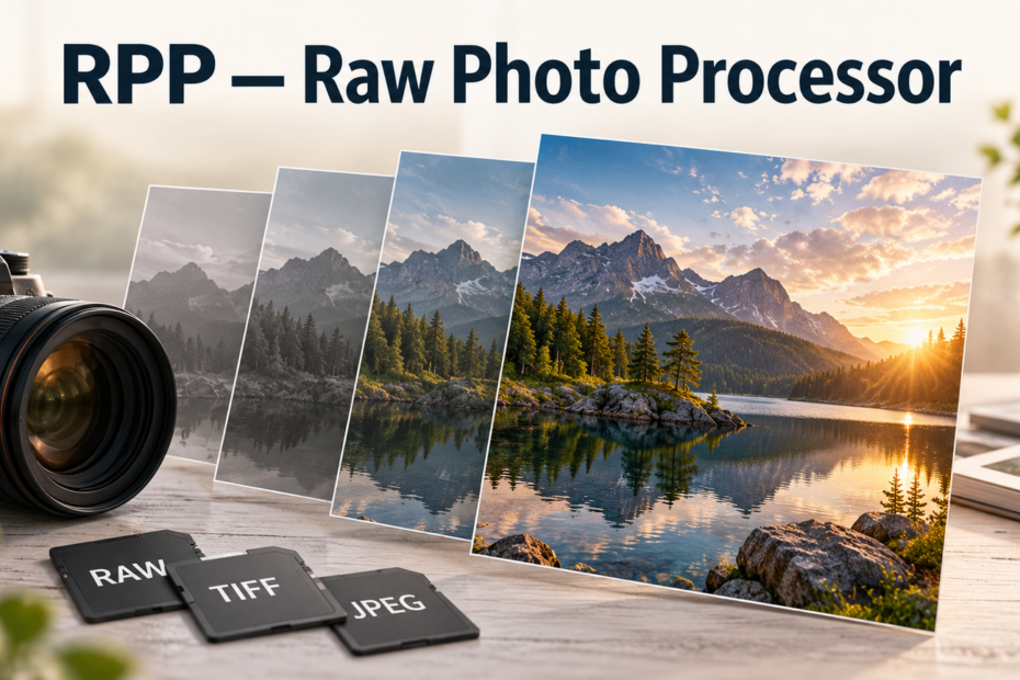 RPP — Raw Photo Processor: точная проявка RAW и управление цветом RPP — Raw Photo Processor
