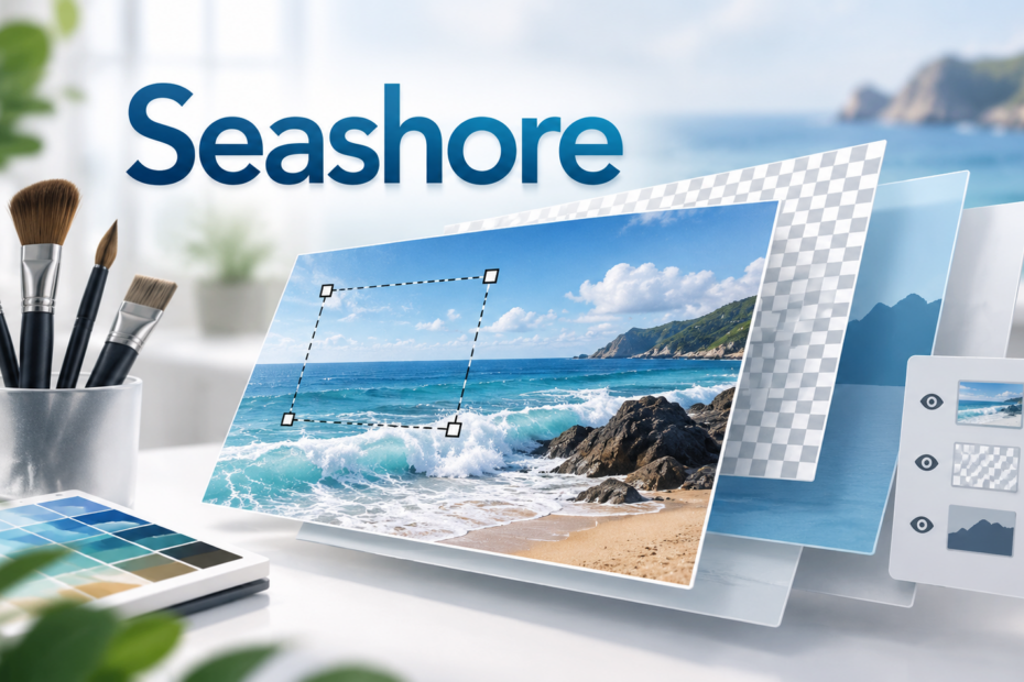 Seashore: слои, прозрачность и базовое редактирование изображений Seashore