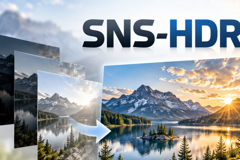 SNS-HDR: слияние экспозиций и точная обработка HDR SNS-HDR