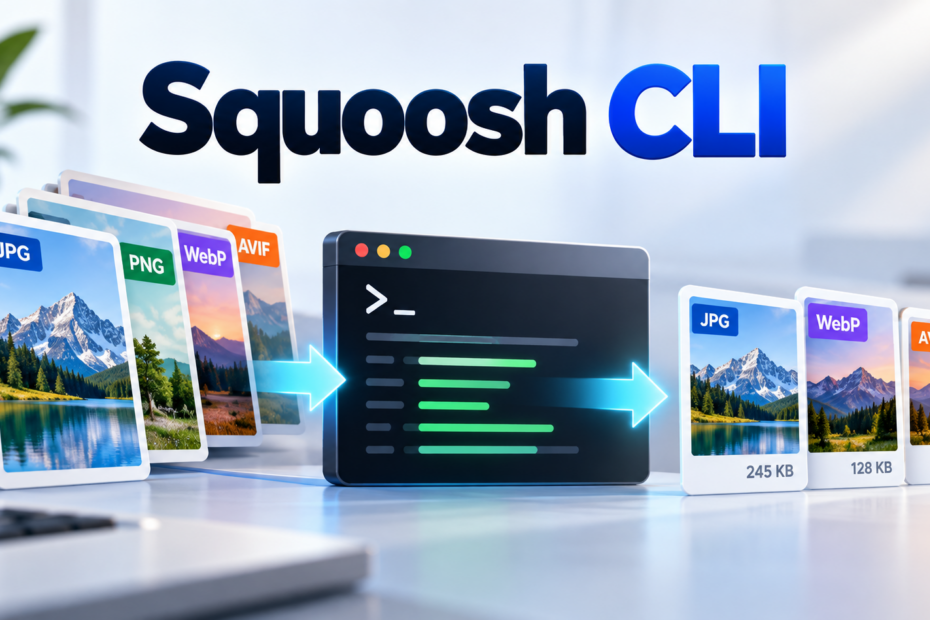 Squoosh CLI: пакетная оптимизация изображений из командной строки Squoosh CLI