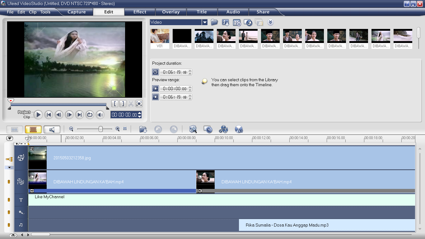 Интерфейс Ulead VideoStudio 11 — экран 4