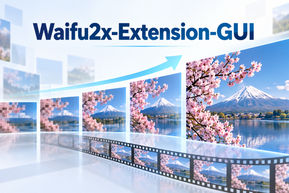 Waifu2x-Extension-GUI: увеличение изображений, GIF и видео с ИИ Waifu2x-Extension-GUI