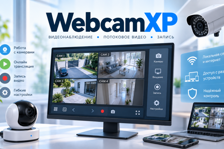 WebcamXP: видеонаблюдение, запись и веб-трансляции WebcamXP