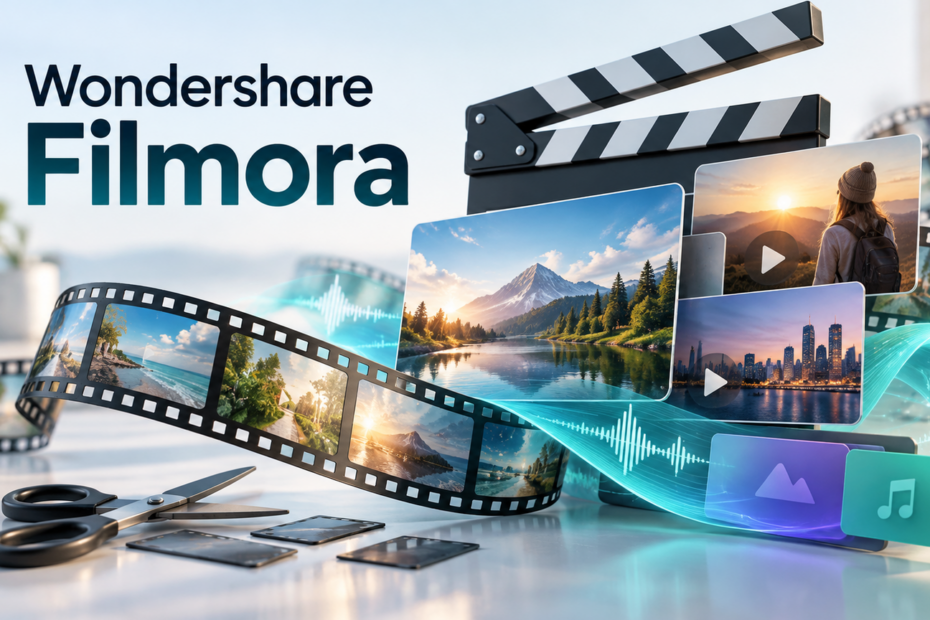 Wondershare Filmora: монтаж видео, звук, эффекты и AI-инструменты Wondershare Filmora