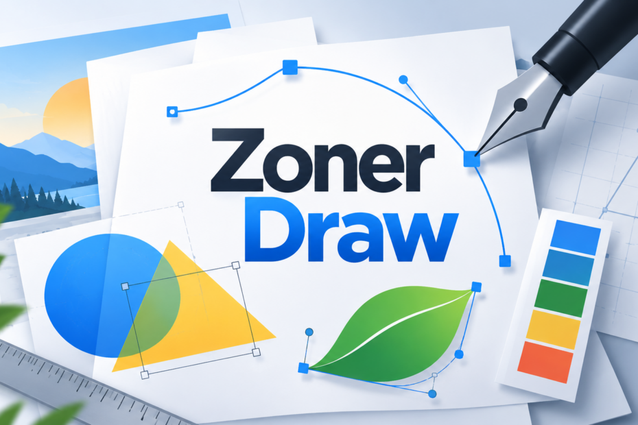 Zoner Draw: векторные макеты, иллюстрации и печать Zoner Draw