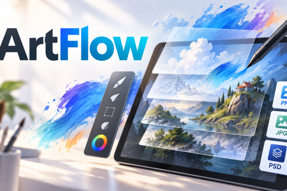 ArtFlow: рисование кистями, слоями и стилусом ArtFlow