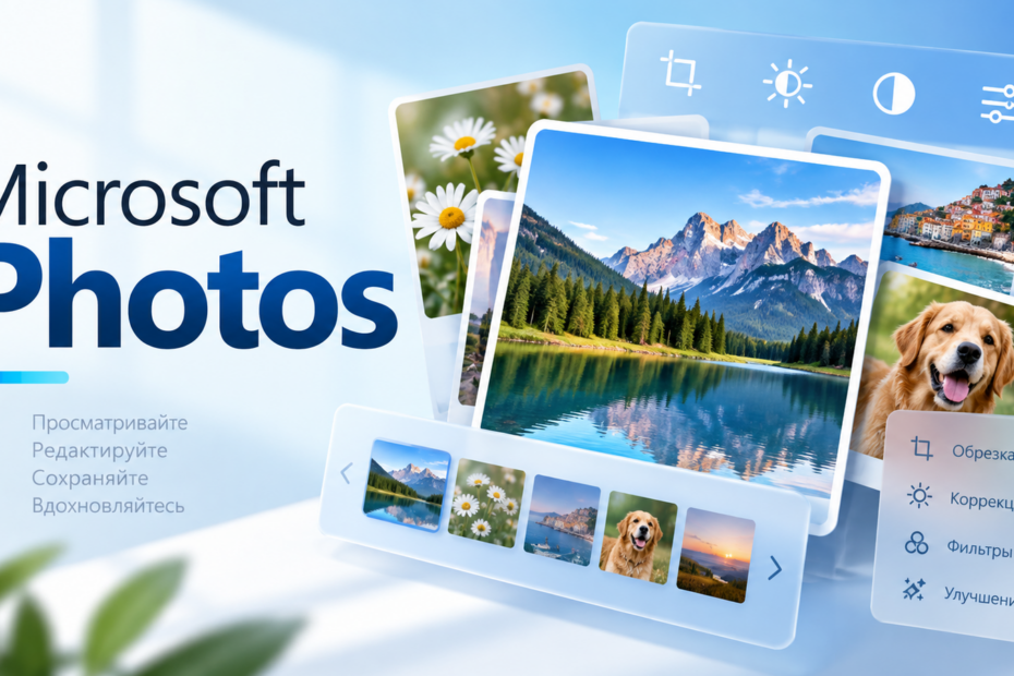 Microsoft Photos: просмотр, организация и редактирование фотографий Microsoft Photos